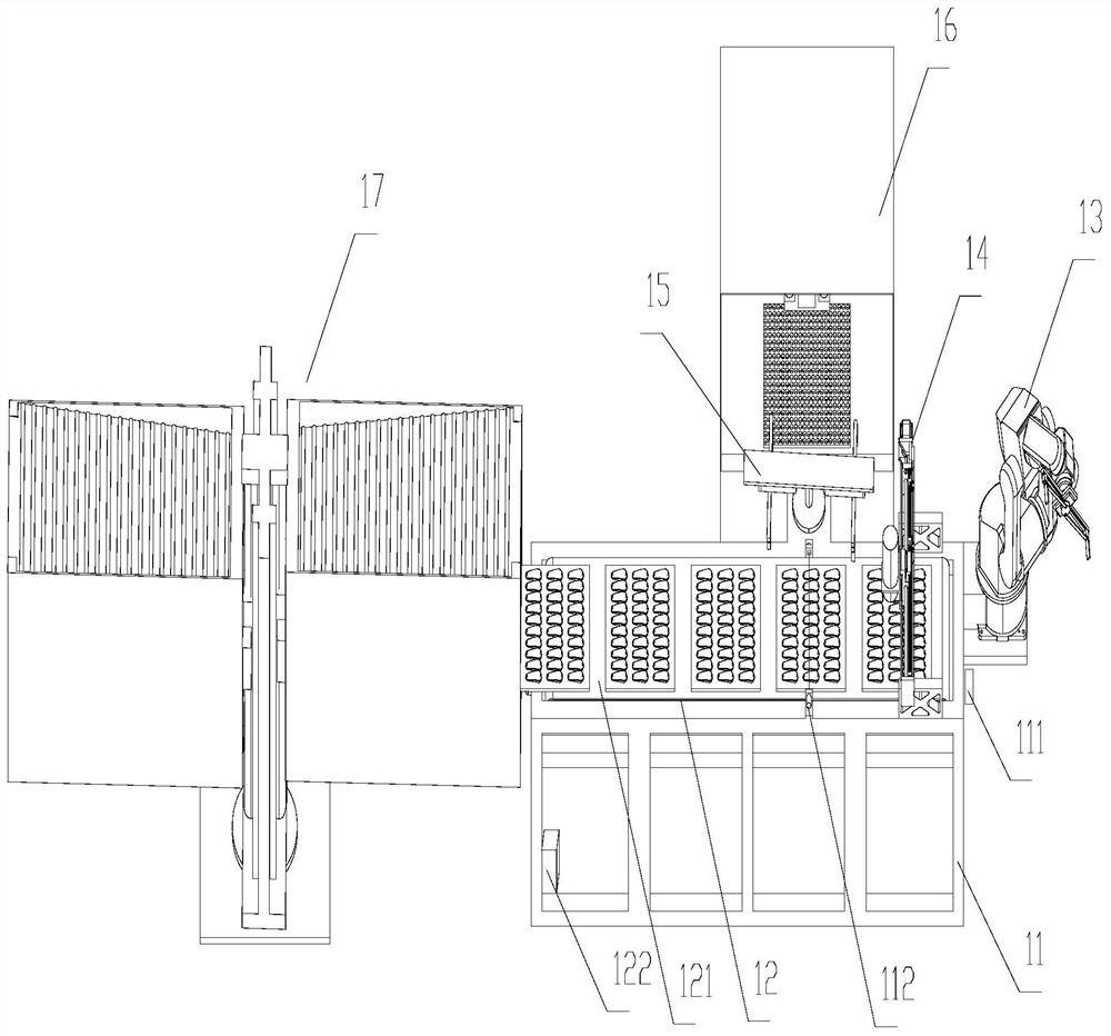 A bionic bait automatic spraying line