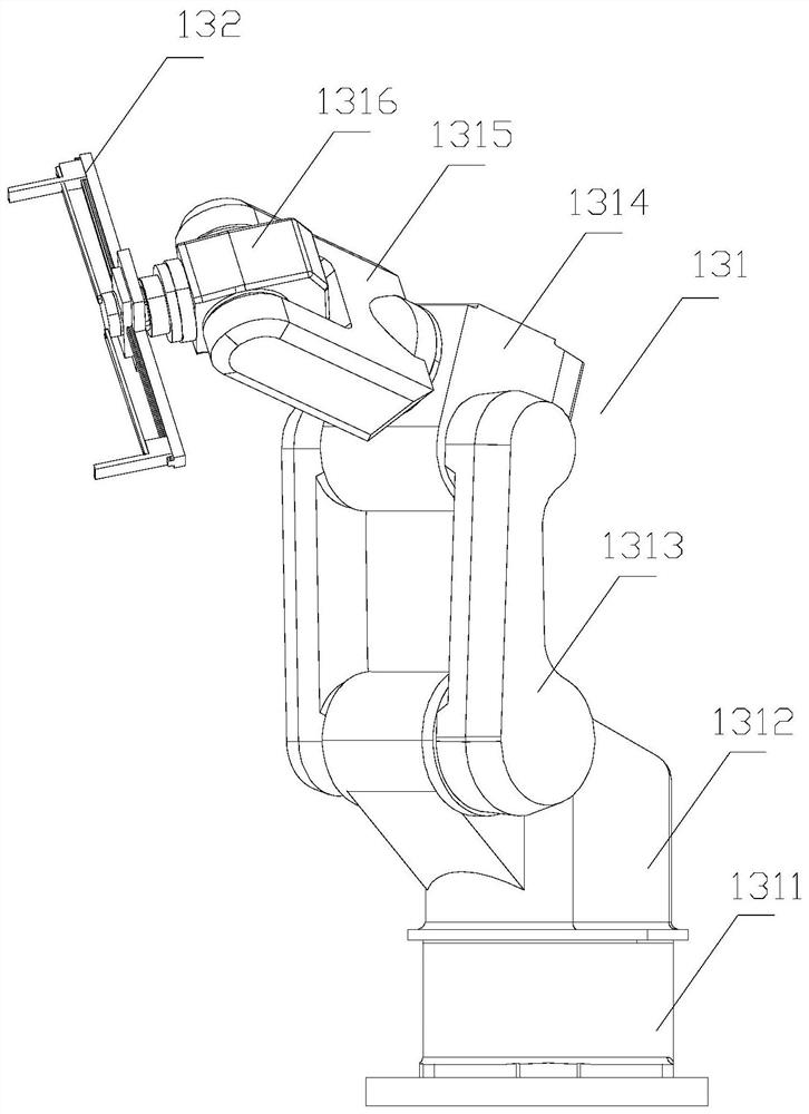 A bionic bait automatic spraying line