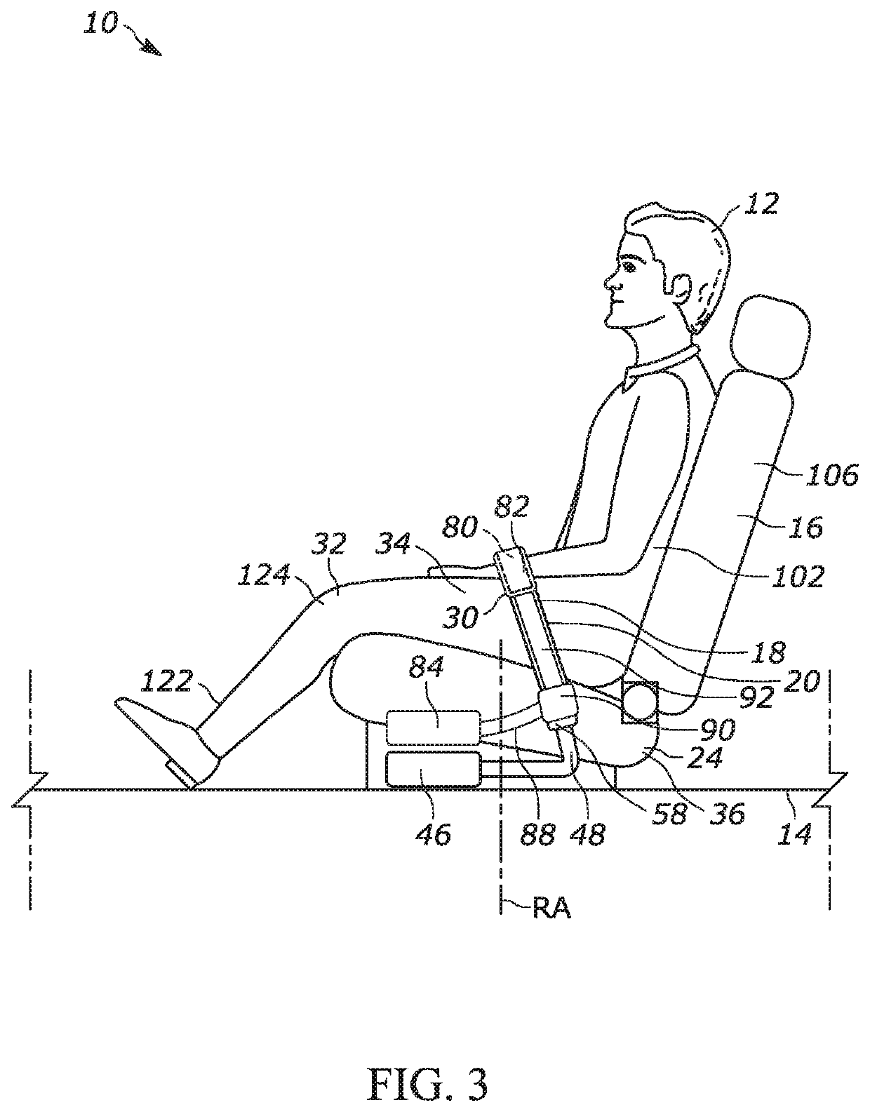 Vehicle safety systems including inflatable seatbelt restraint