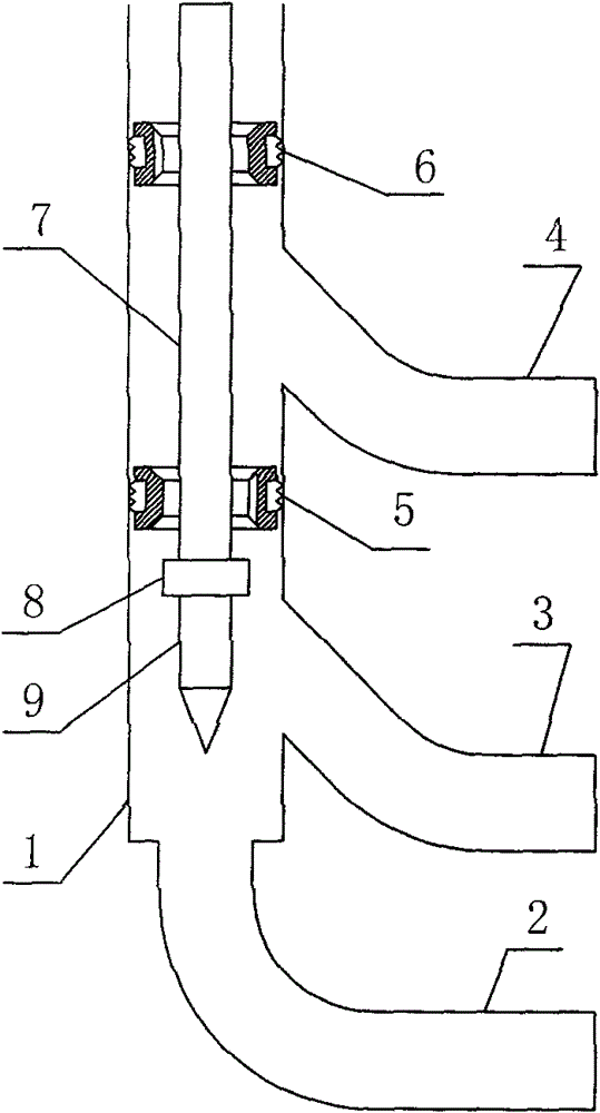 Reentry method of later-operation pipe column of multi-branch well