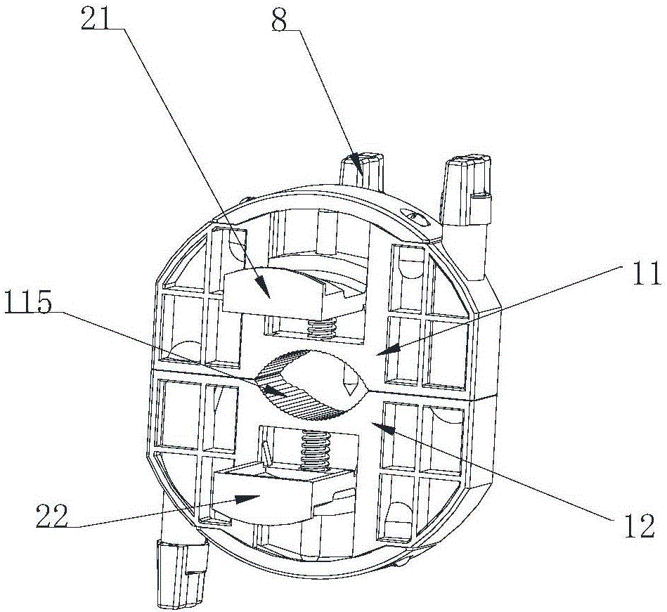 Puncture cable clamp