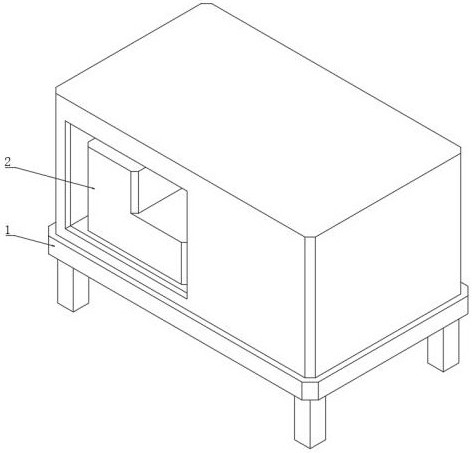 Rotary disc type switching tool magazine of horizontal combined machining center