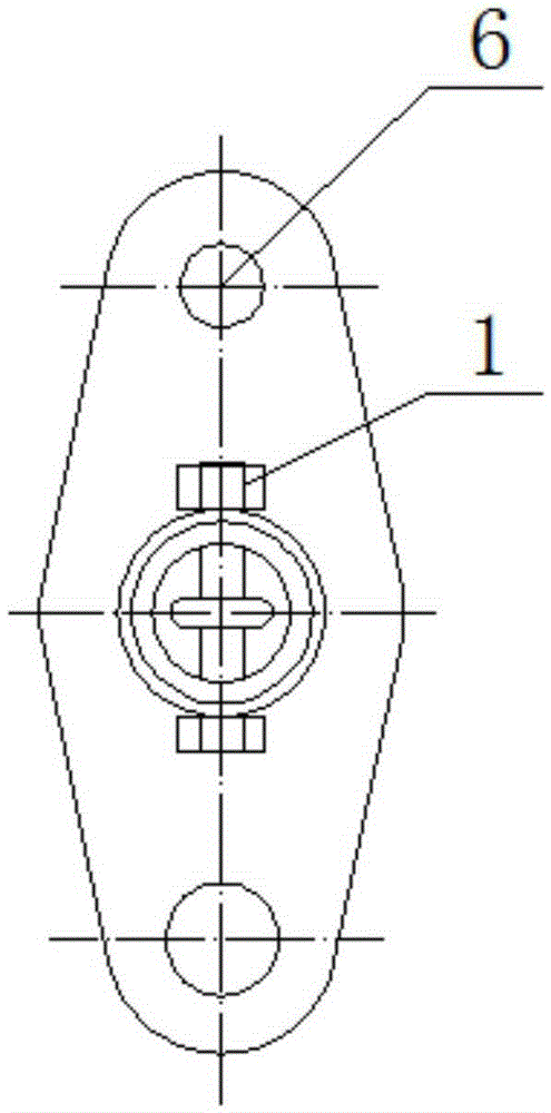 Glass reinforced plastic pipe support rod with built-in double-nose wire rope sleeve