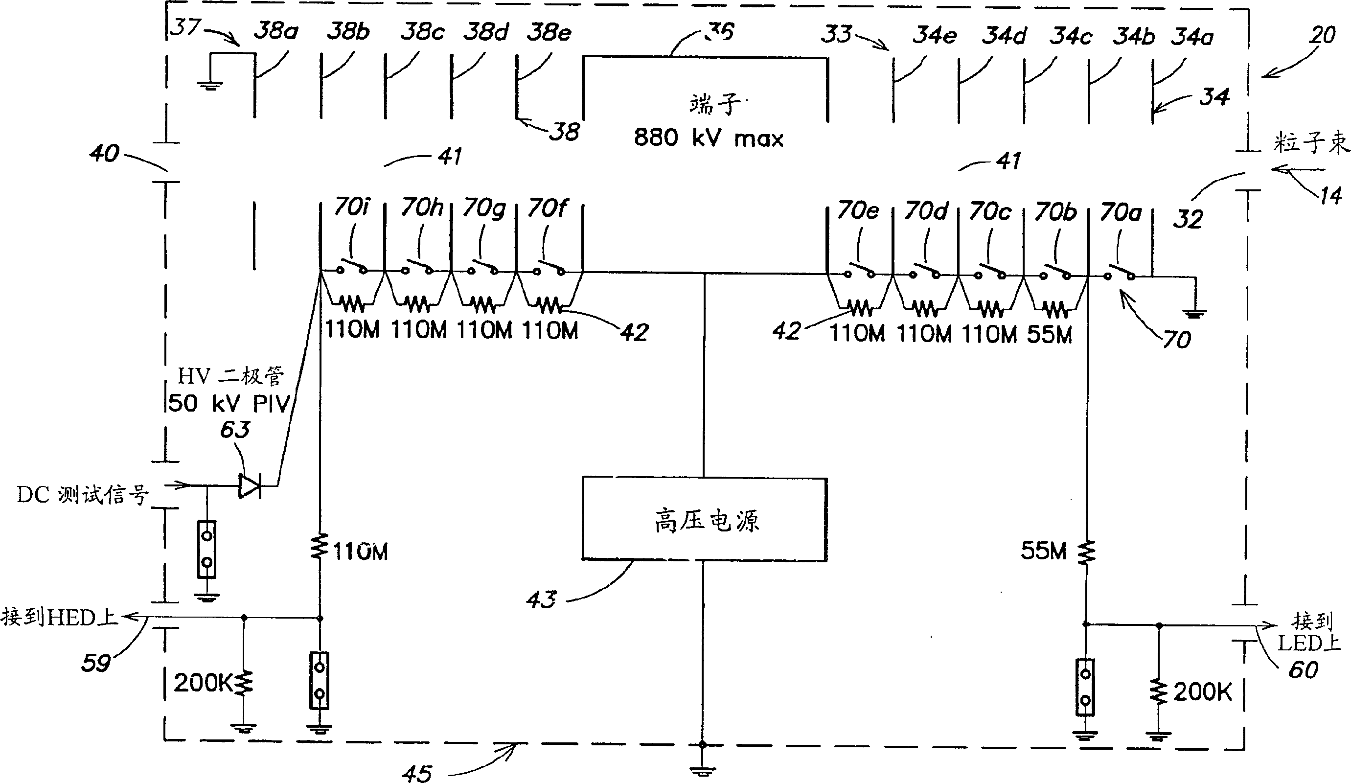 Methods and appts. for operating high energy accelerator in low energy mode