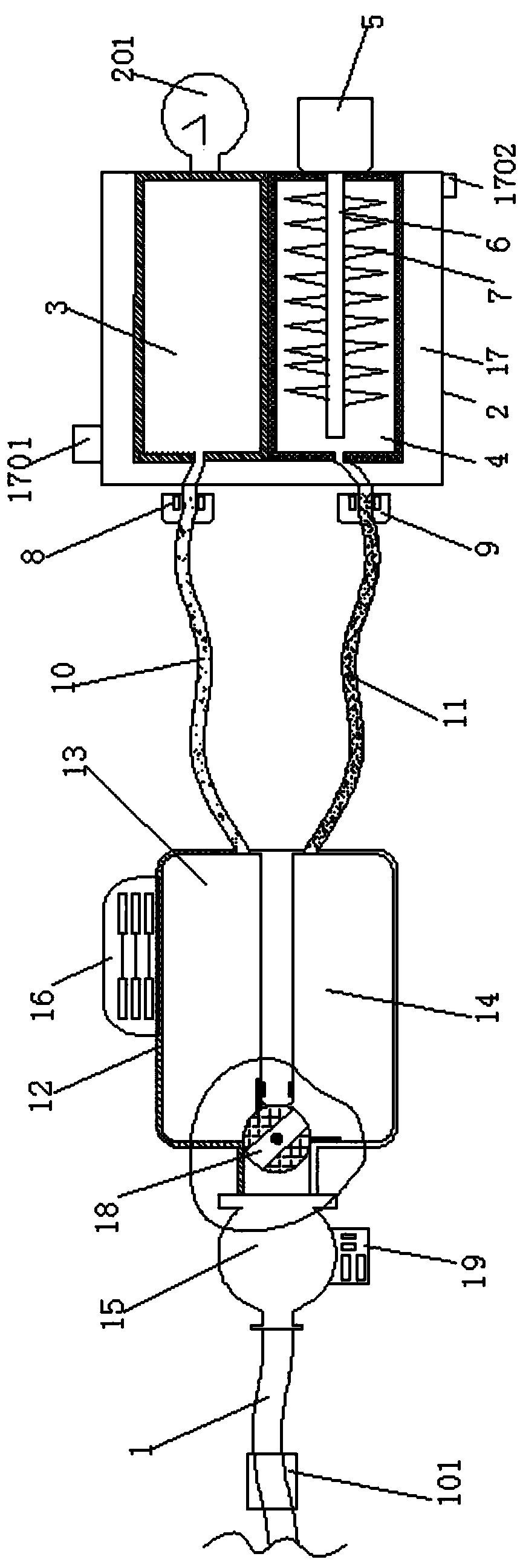 Internal medicine nursing device