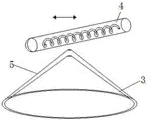 Preparation method for PDMS variable period annular microfold structure