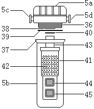 Domestic water purifier with graded drainage function and manufacturing method of domestic water purifier