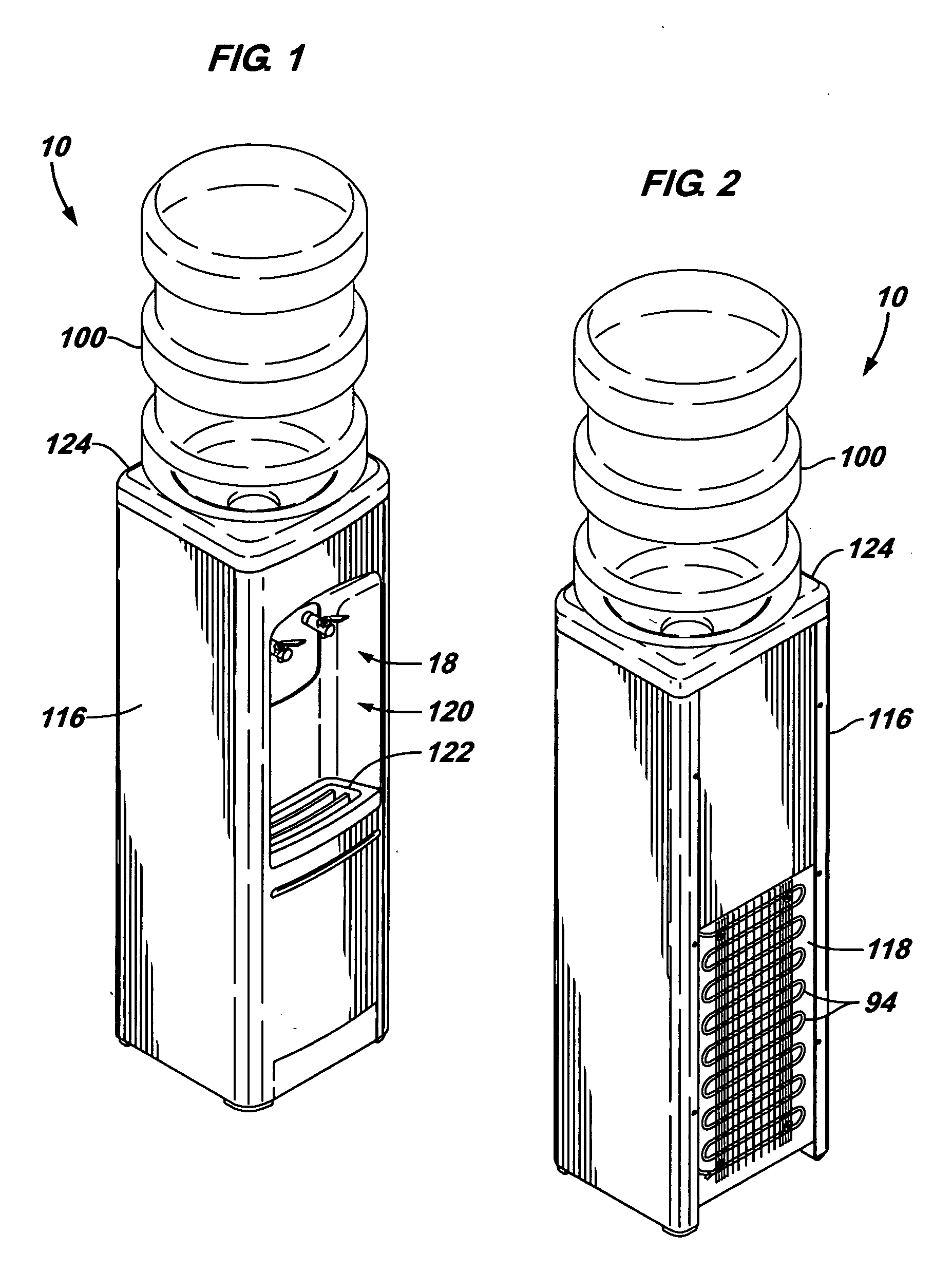 Cooler for water or other beverage