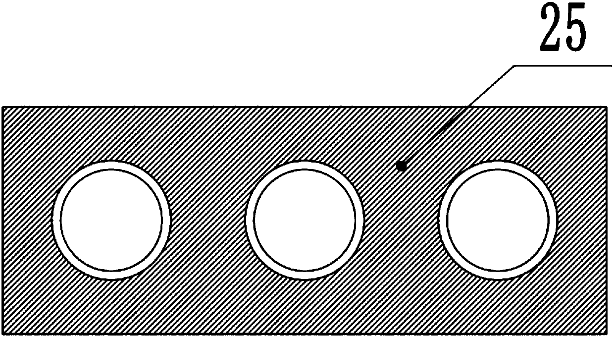 Efficient sampling test tube cleaning device for hospital clinical laboratory