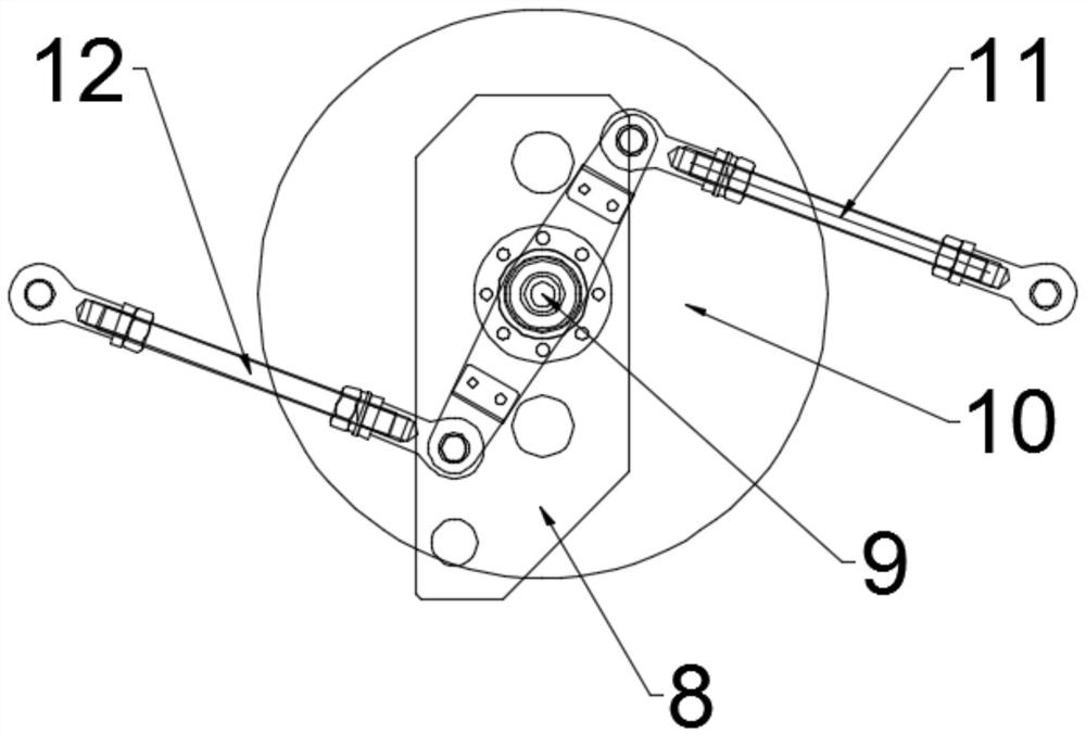 Self-adaptive carrying clamp for aluminum foil coil