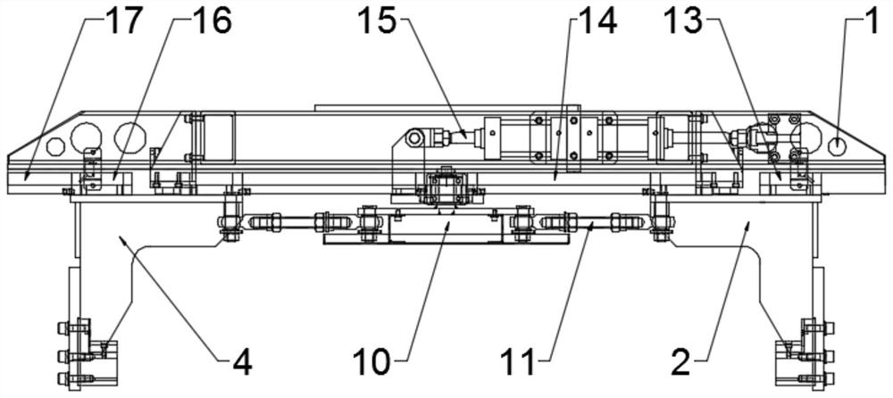 Self-adaptive carrying clamp for aluminum foil coil