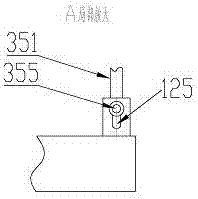 A quenching device for a glass tempering production line