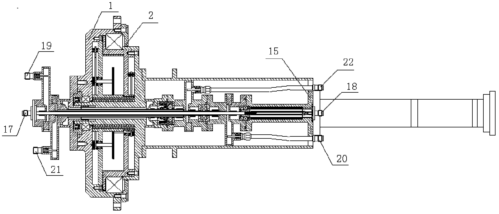 Multichannel microwave rotary joint