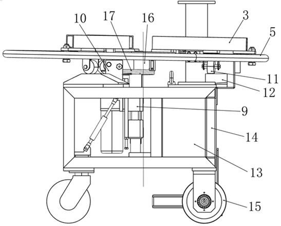 Friction-driven material pushing robot