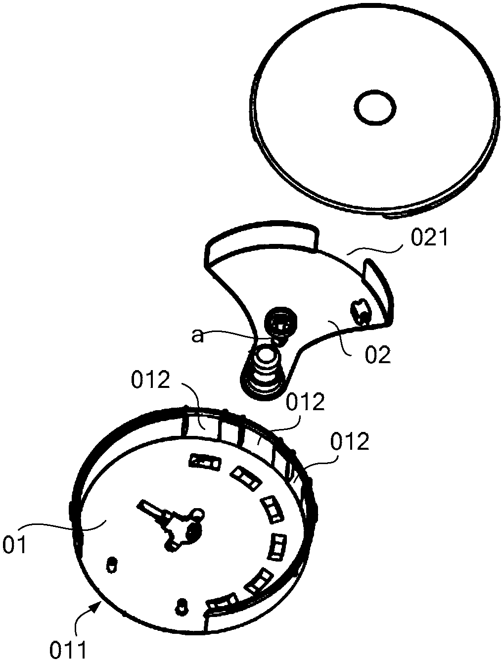 Air distributing assembly for refrigerator and refrigerator