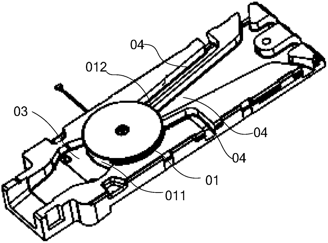 Air distributing assembly for refrigerator and refrigerator