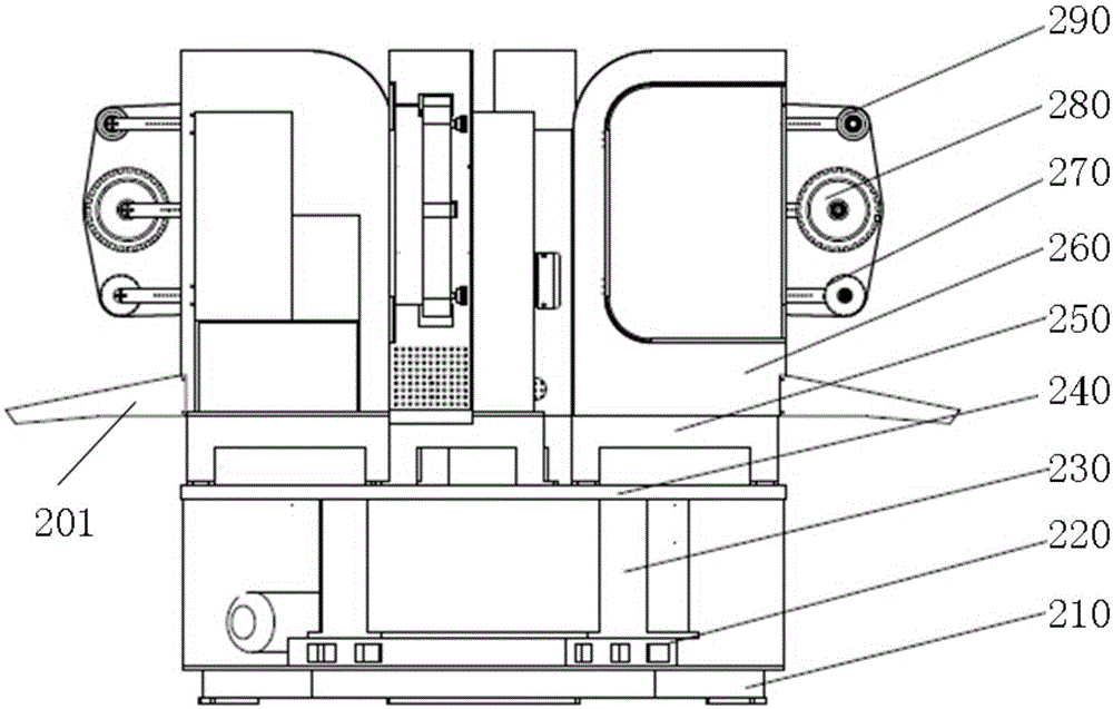 Polishing and grinding device with six-freedom-degree mechanical arms