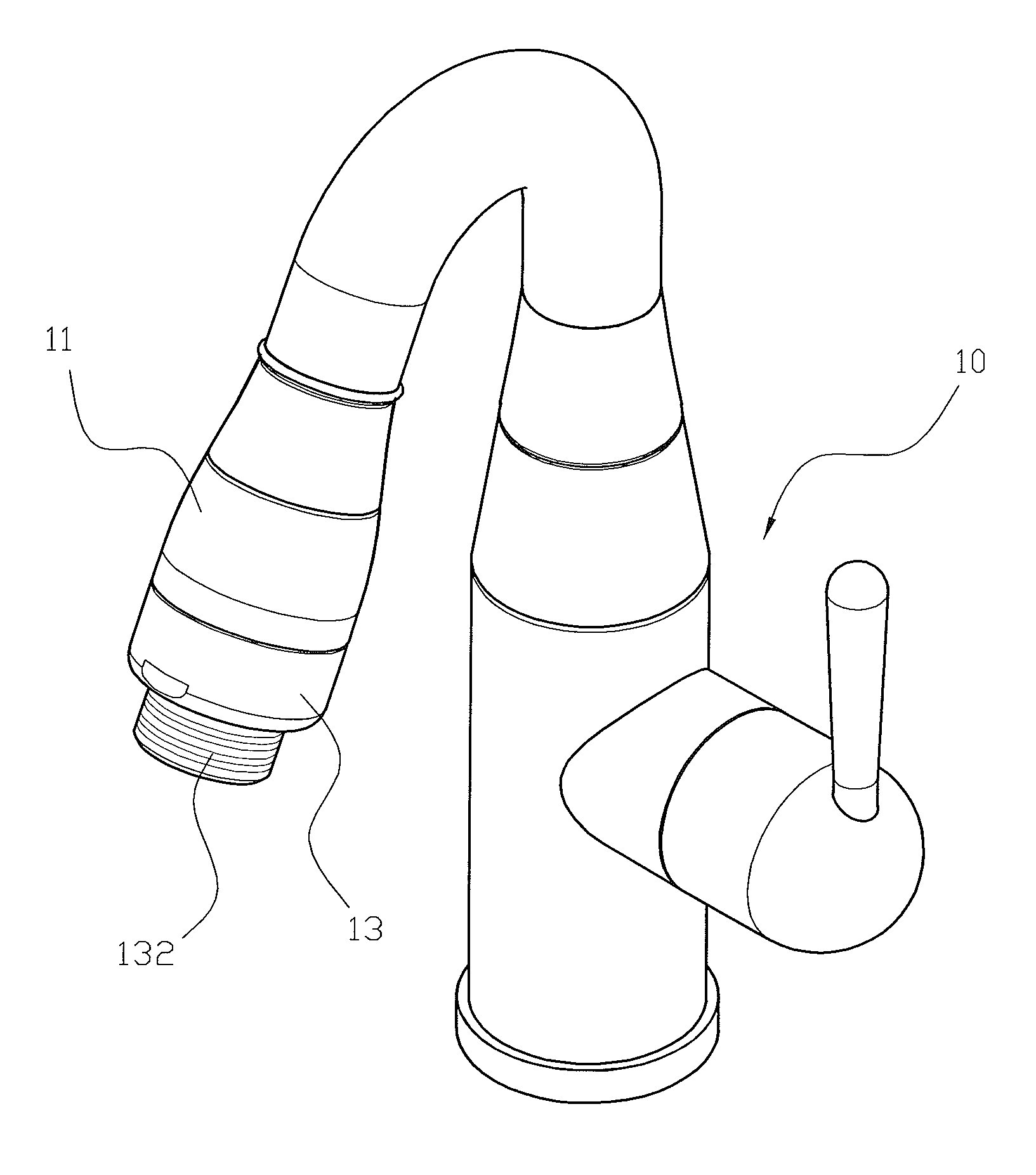 Ozone faucet