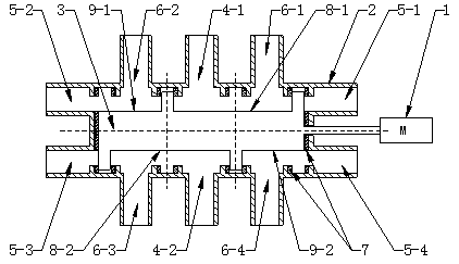 Novel rotary pressure pulse controller and operation method