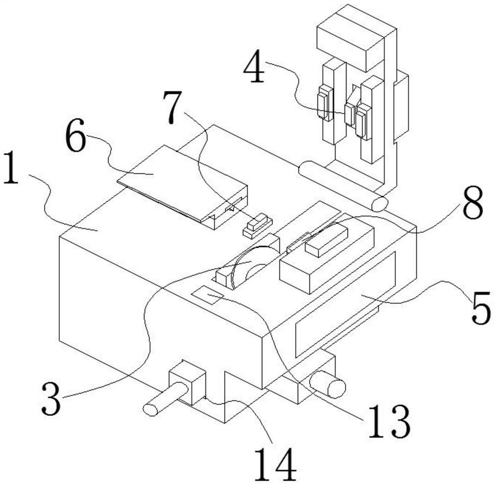 Optical fiber cutting device for optical fiber fusion splicer