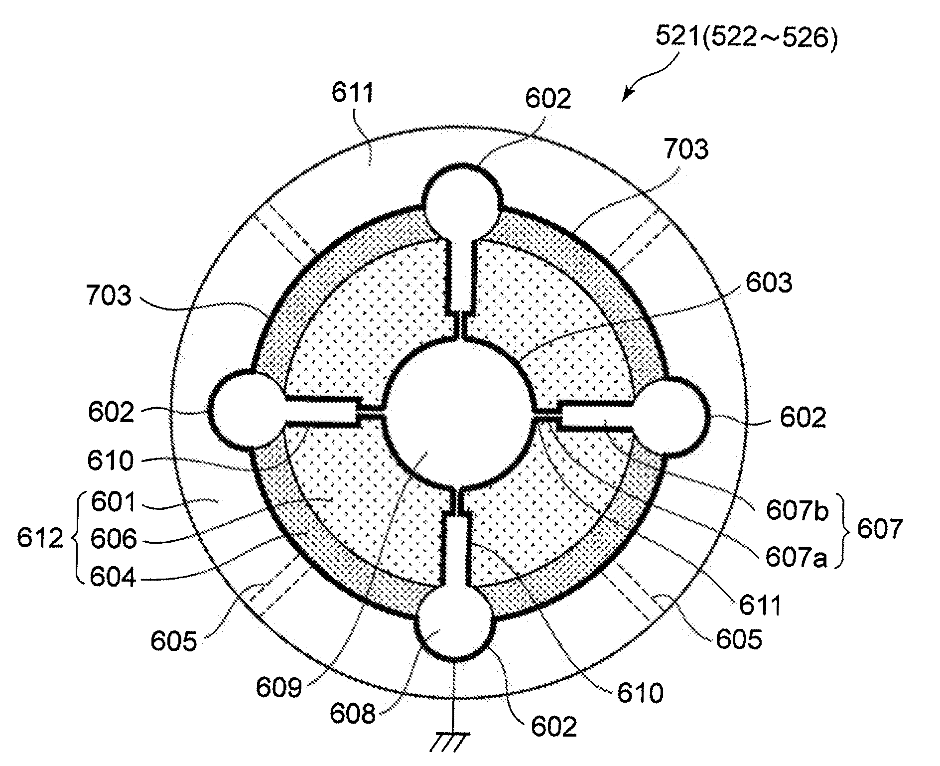 Static electricity deflecting device, electron beam irradiating apparatus, substrate processing apparatus, substrate processing method and method of manufacturing substrate