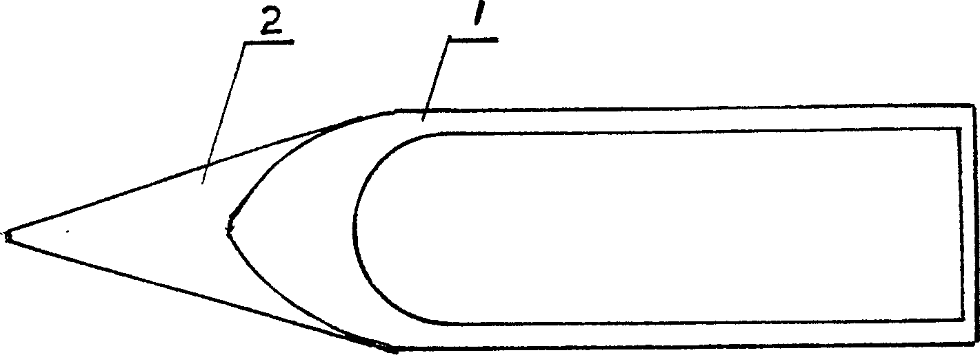 Wave distribution board of speedboat yacht