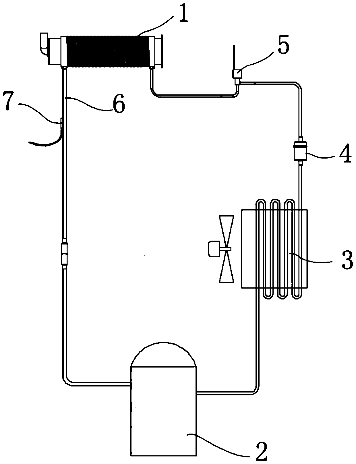 Refrigeration control method of ice cream machine