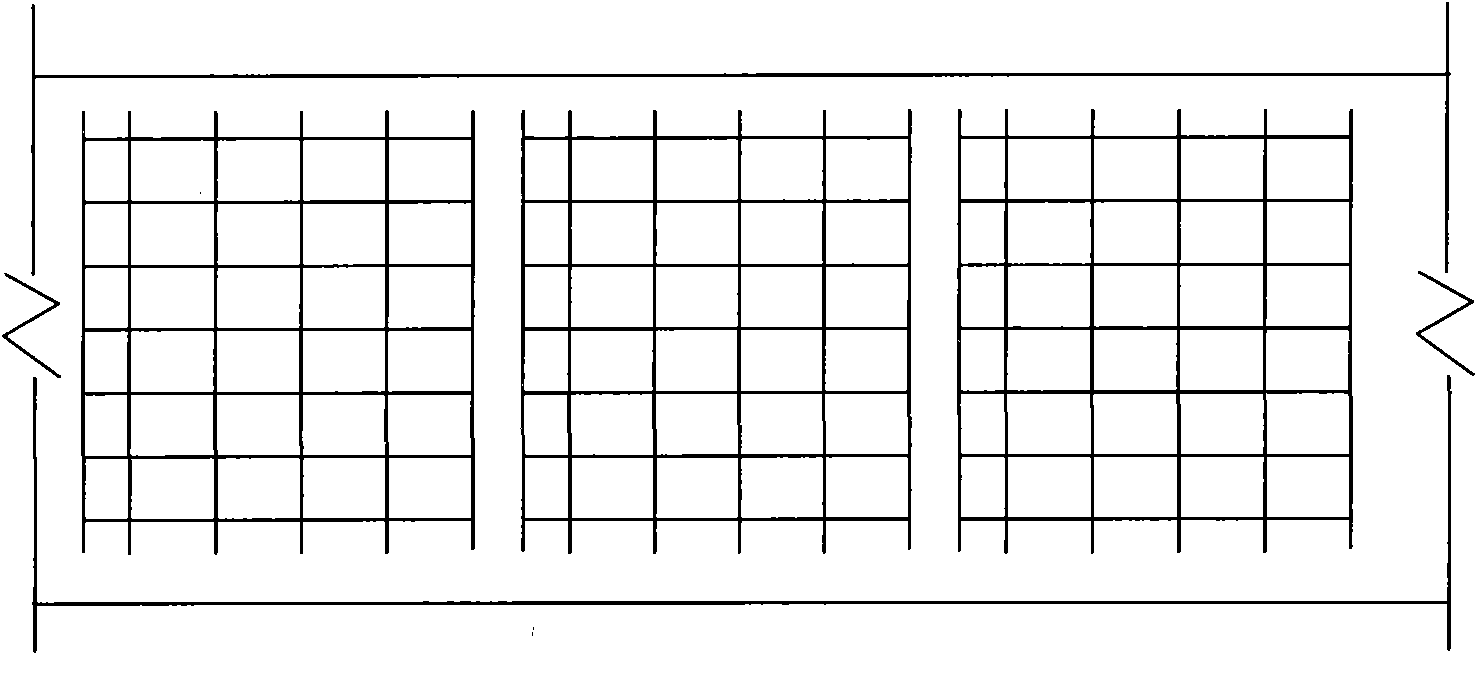 Inversely-constructed underground continues wall with siamesed reinforcing cage