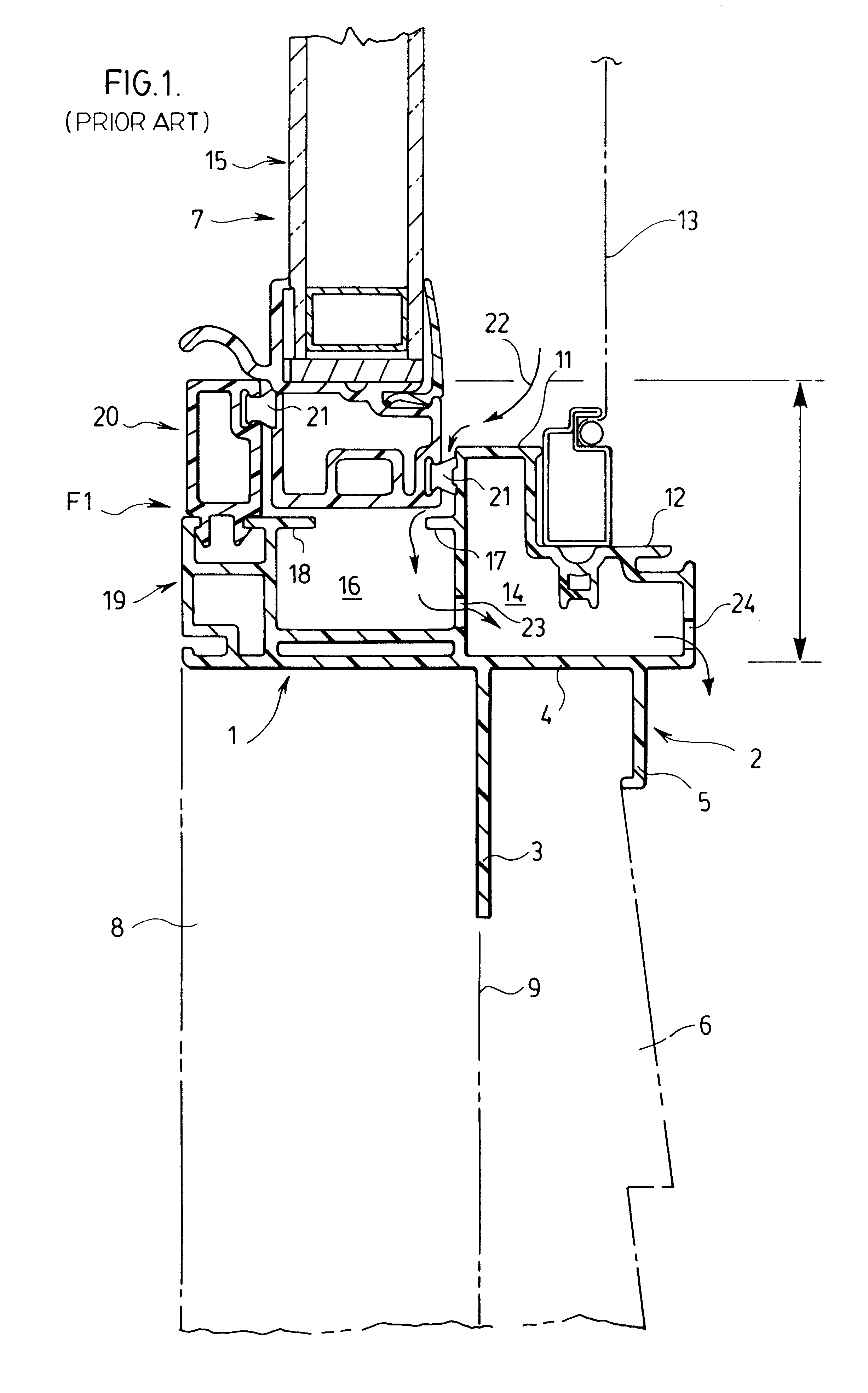 Water resistant window frame