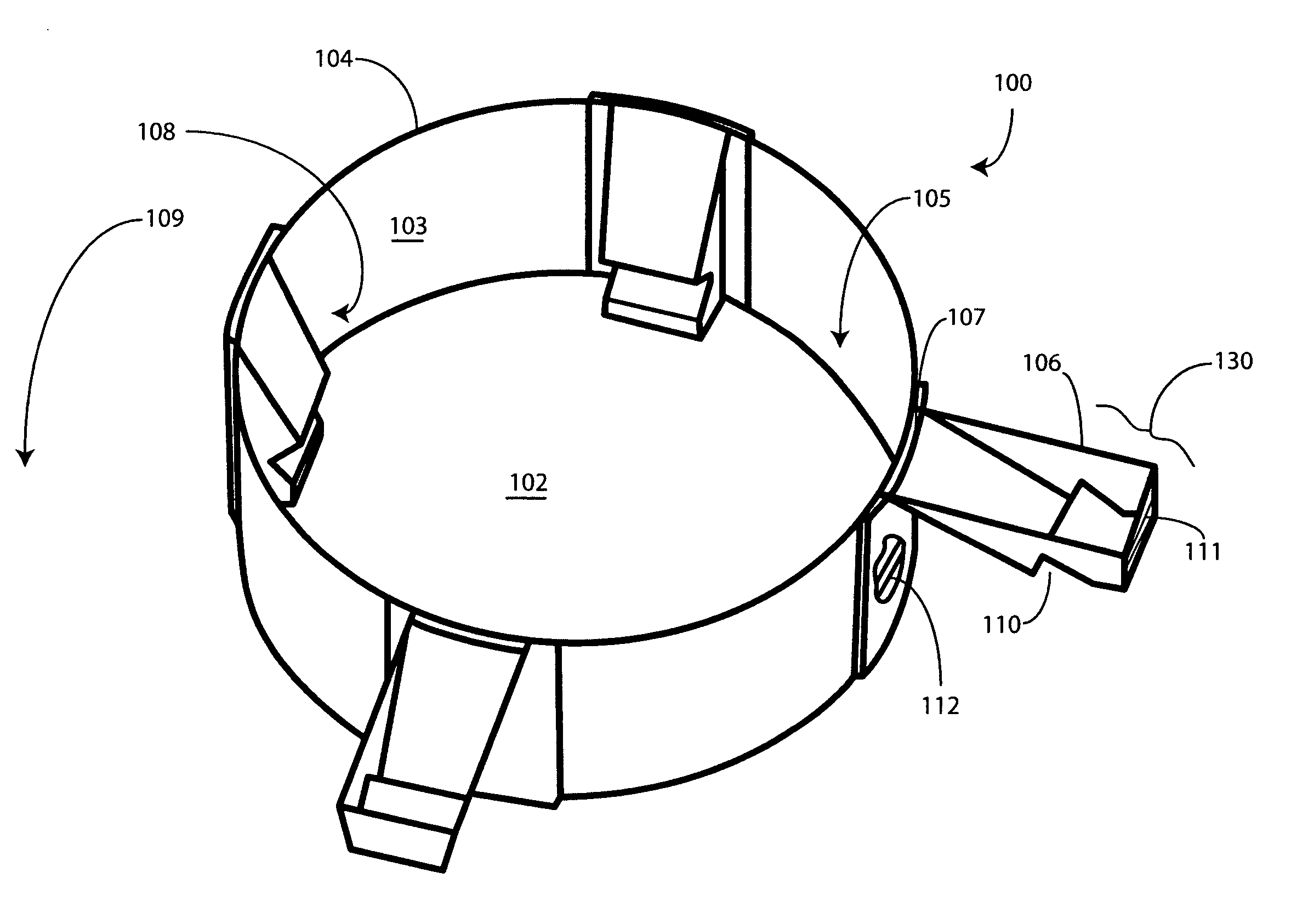 Stackable guide wire container with living hinge