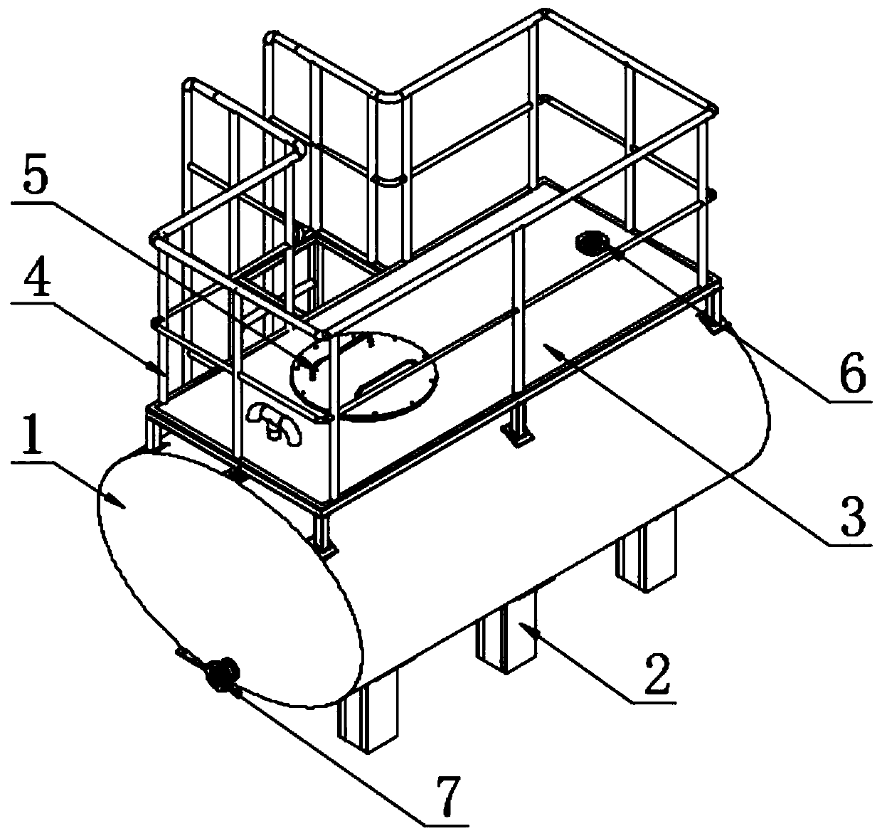 Crude oil tank