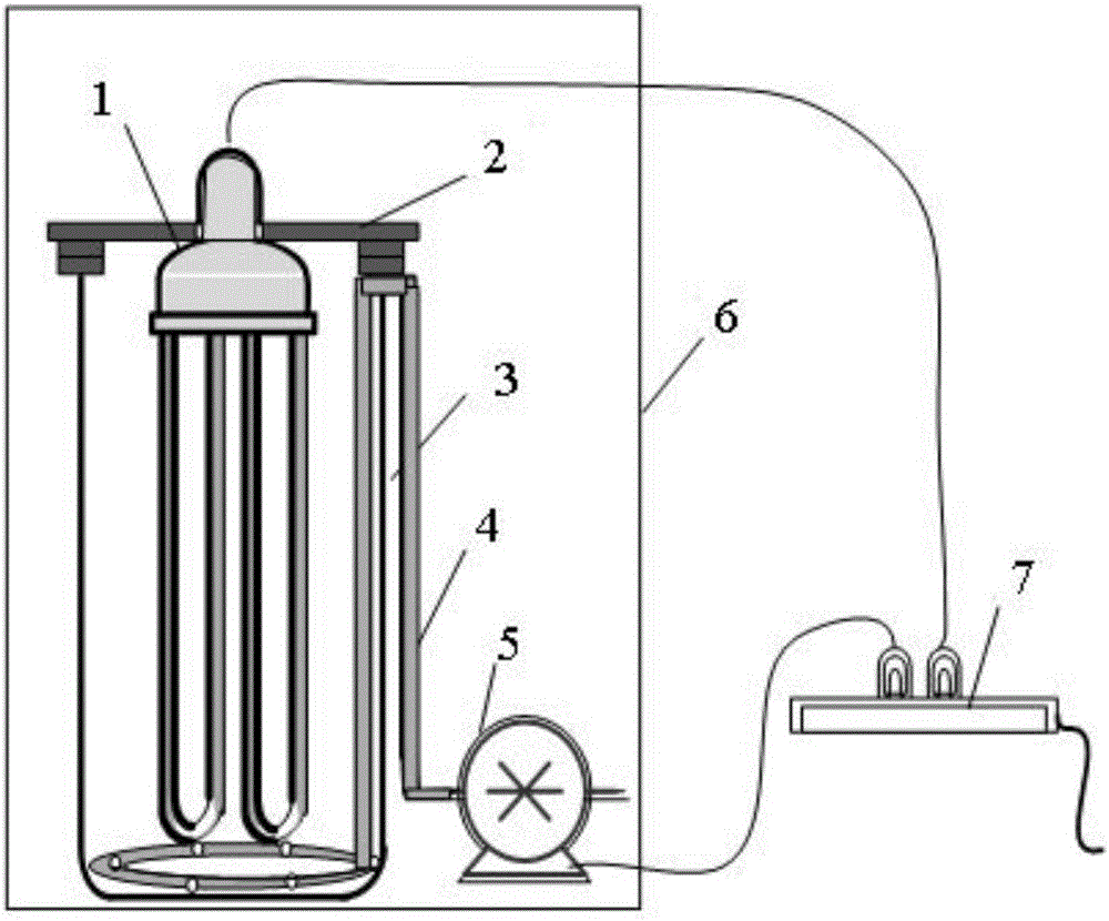 Mesoporous activated carbon/titanium dioxide photocatalyst for degrading colored sewage and preparation method and application thereof