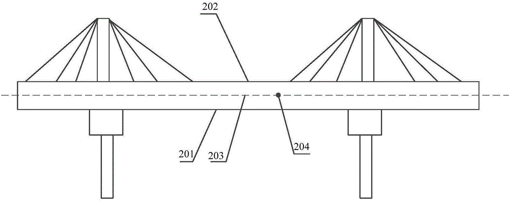 Bridge dynamic deflection detection method and device based on microwave interference