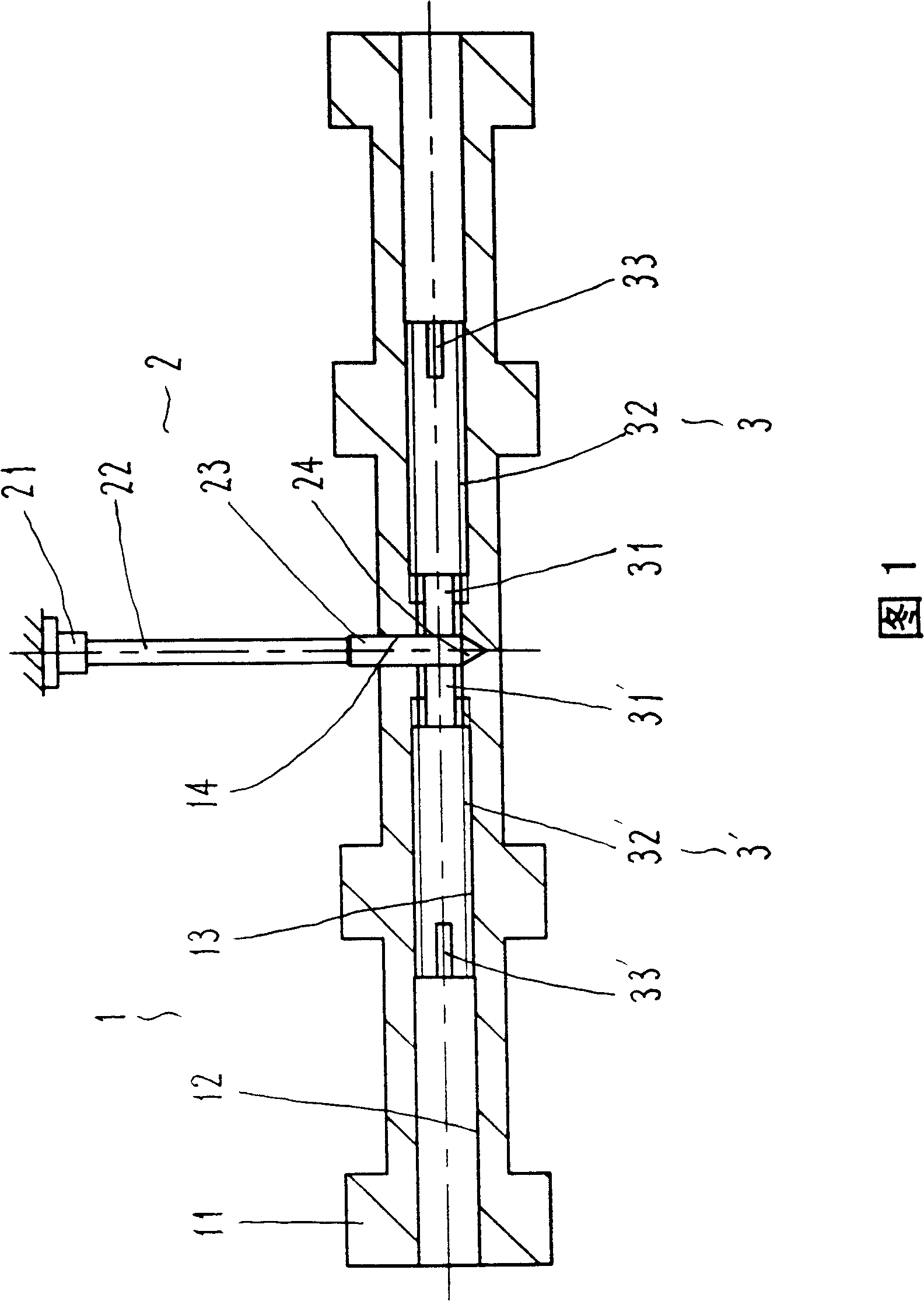 Clamping type feedback lever