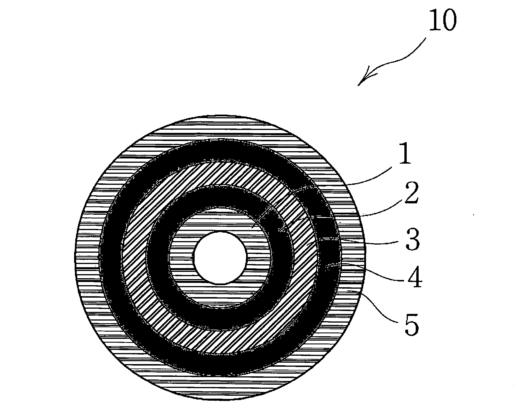 Composite pipe for high-pressure gas and a manufacturing method of the same