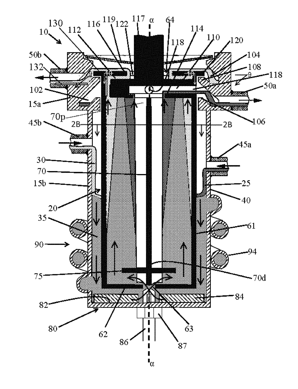 3D printed modular centrifugal contactors and method for separating moieties using 3D printed optimized surfaces