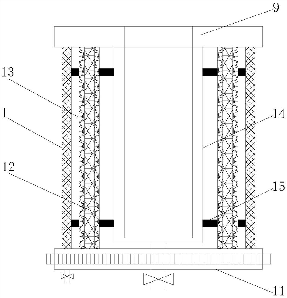 Efficient emergency type seawater desalting device