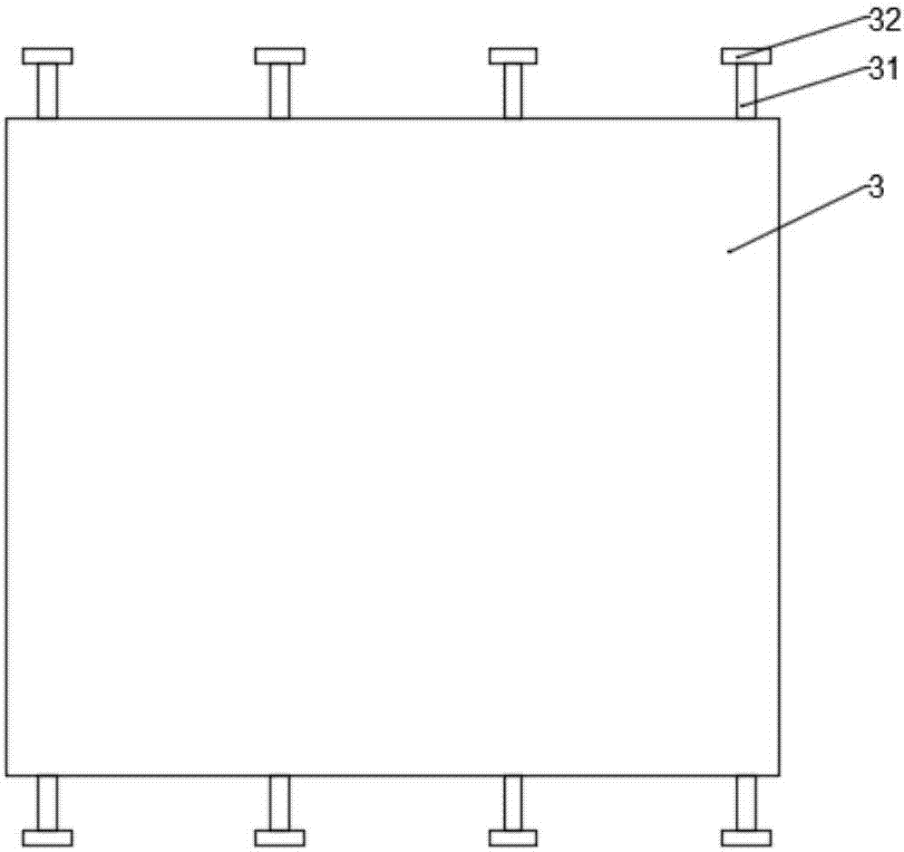 Container with containing spaces convenient to adjust