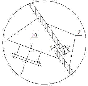 Improved coal sliding tube anti-blocking structure