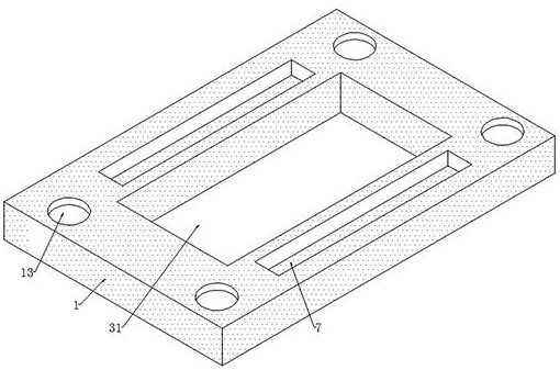 Blow molding device convenient to fix and for plastic bucket production and using method