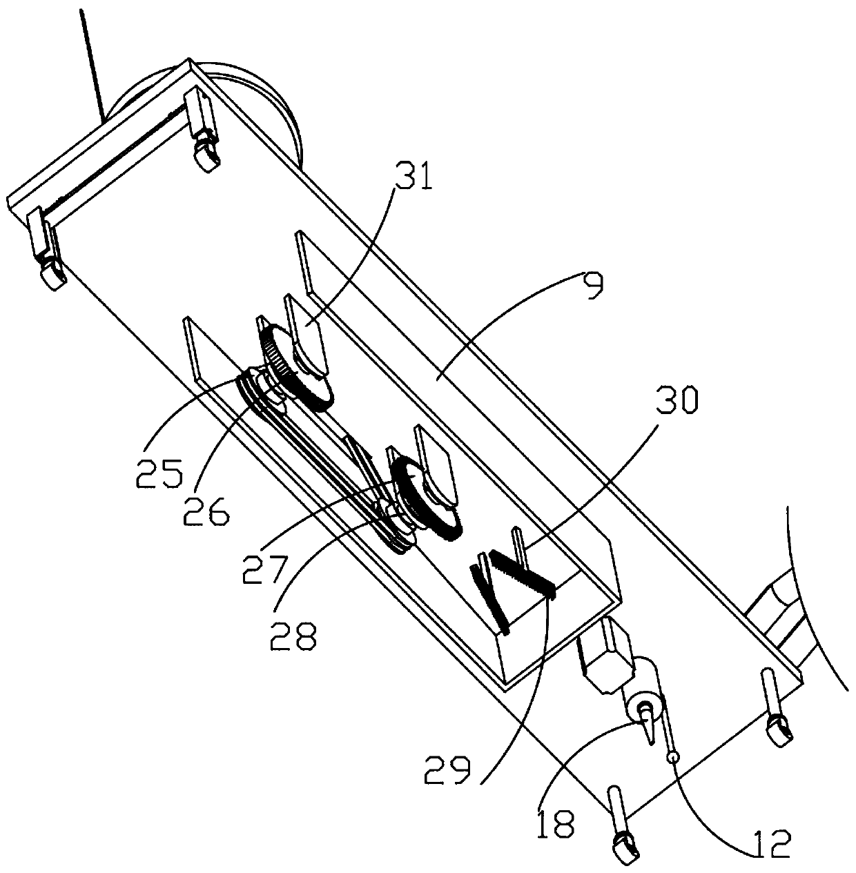 Decorative joint filling device for decoration and using method thereof