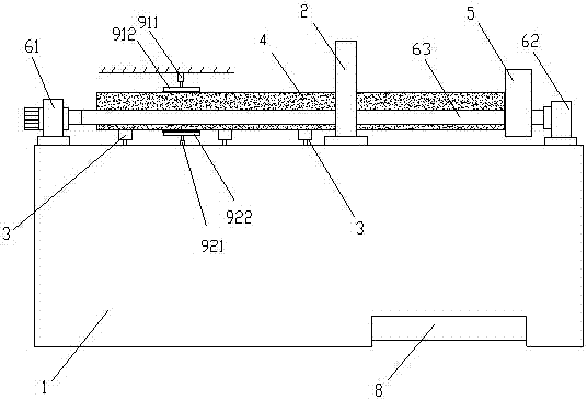 Wood fixed-length cutting mechanism