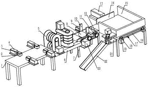 Intelligent round wood bar machining robot