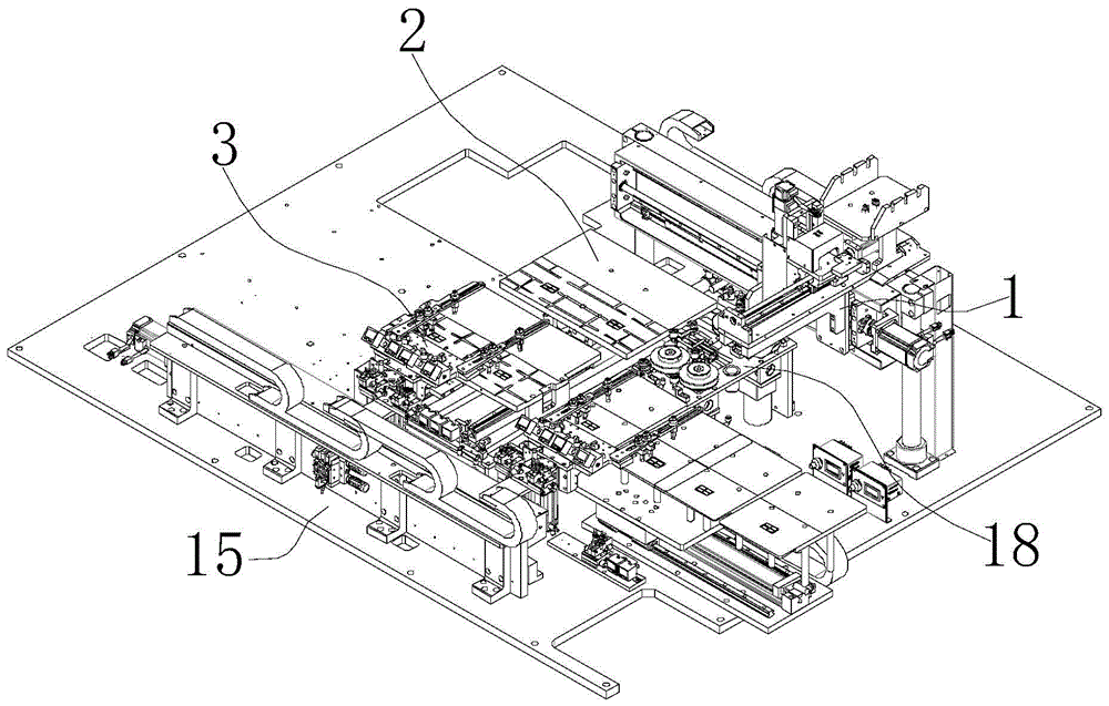 Automatic loading and unloading multi-layer baking curing dispensing machine