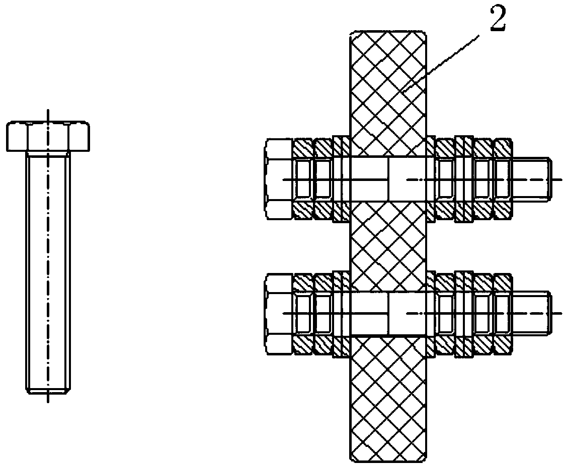 Secondary assembly of composite insulation dry-type current transformer