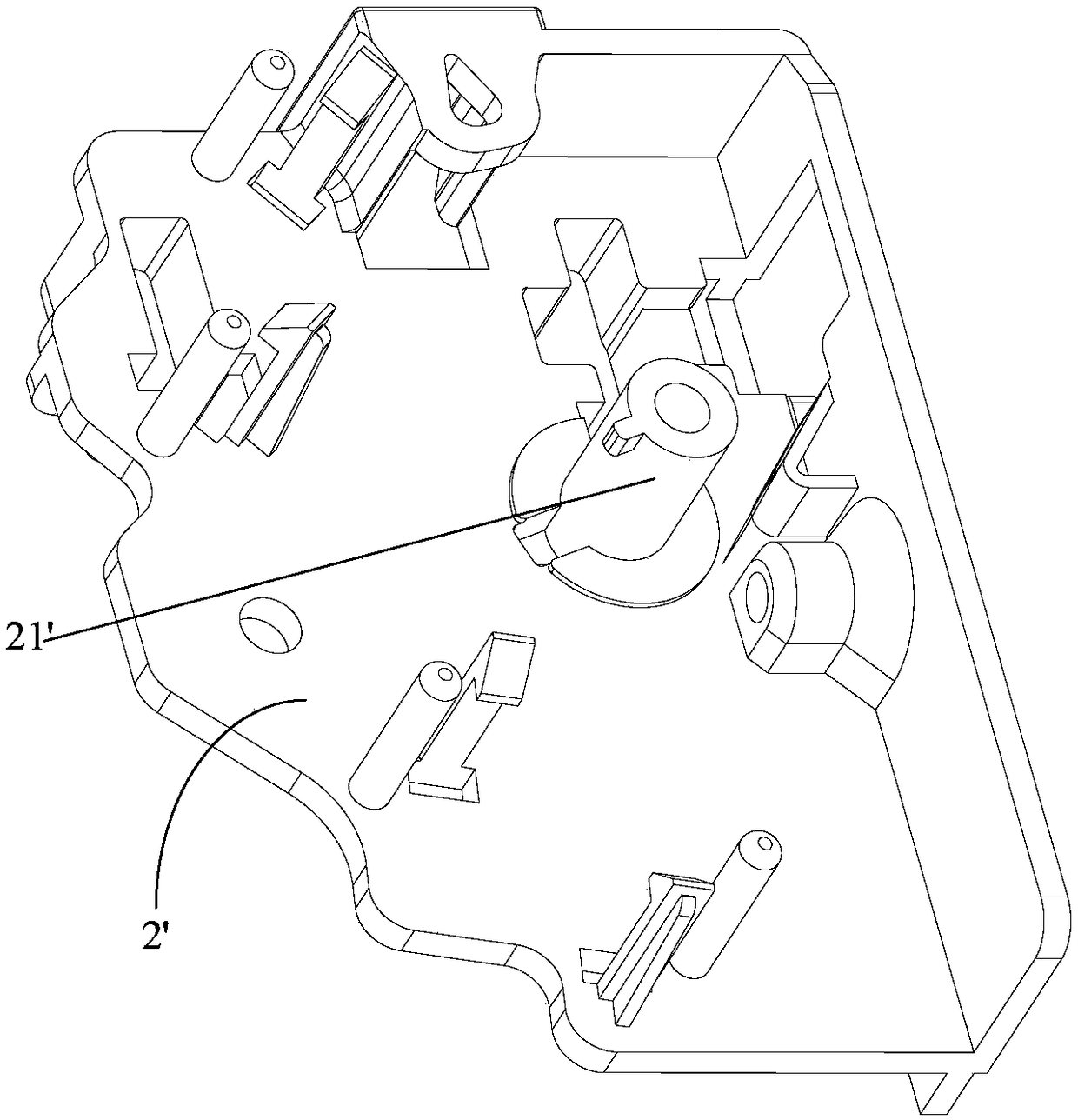 Interlocking components and cooking appliances