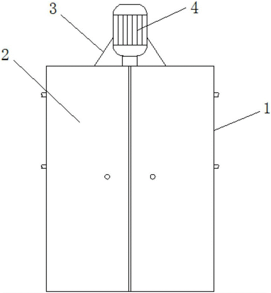 Rotary-type washing device for processing dandelion