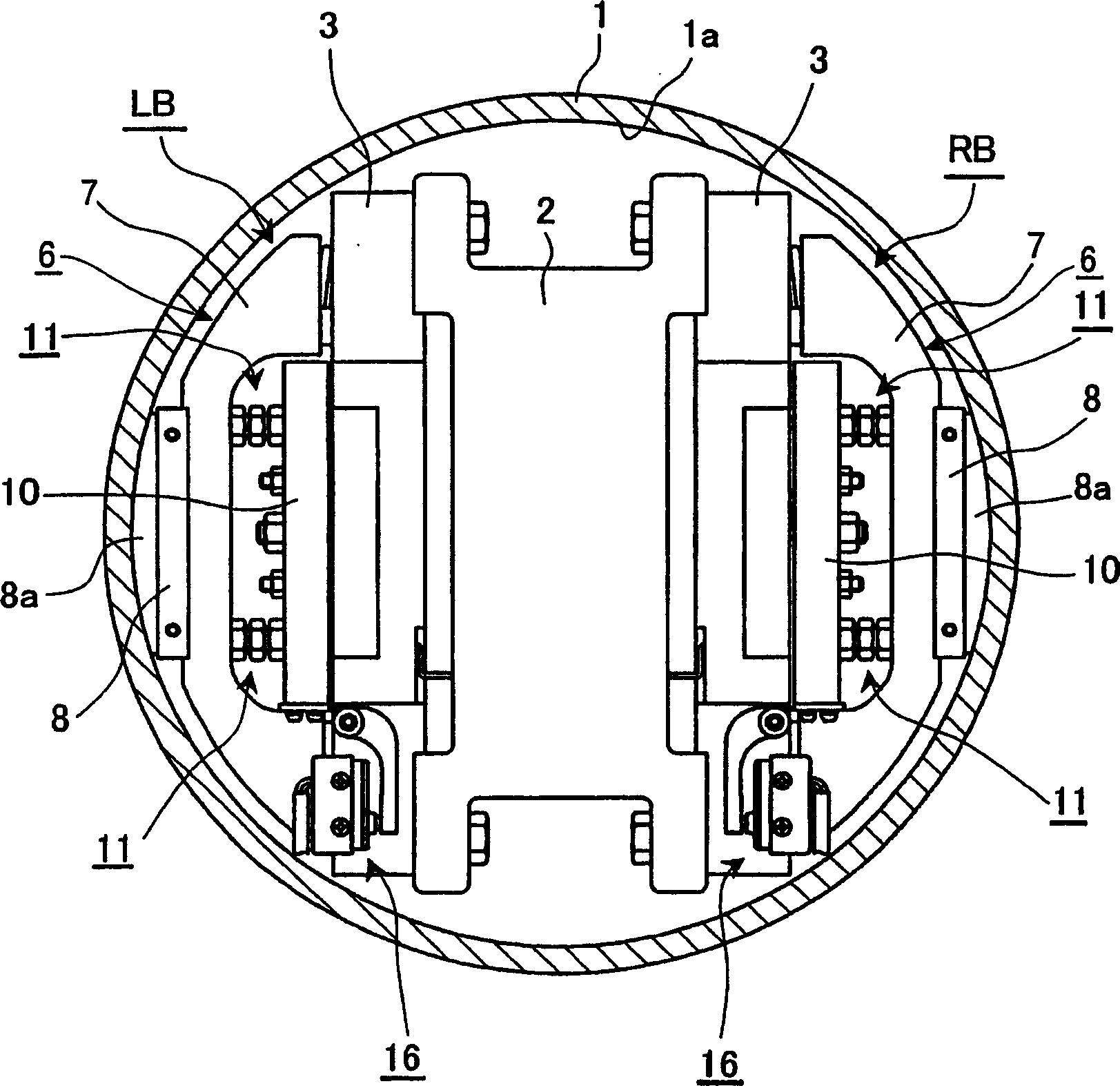 Electromagnetic drum brake