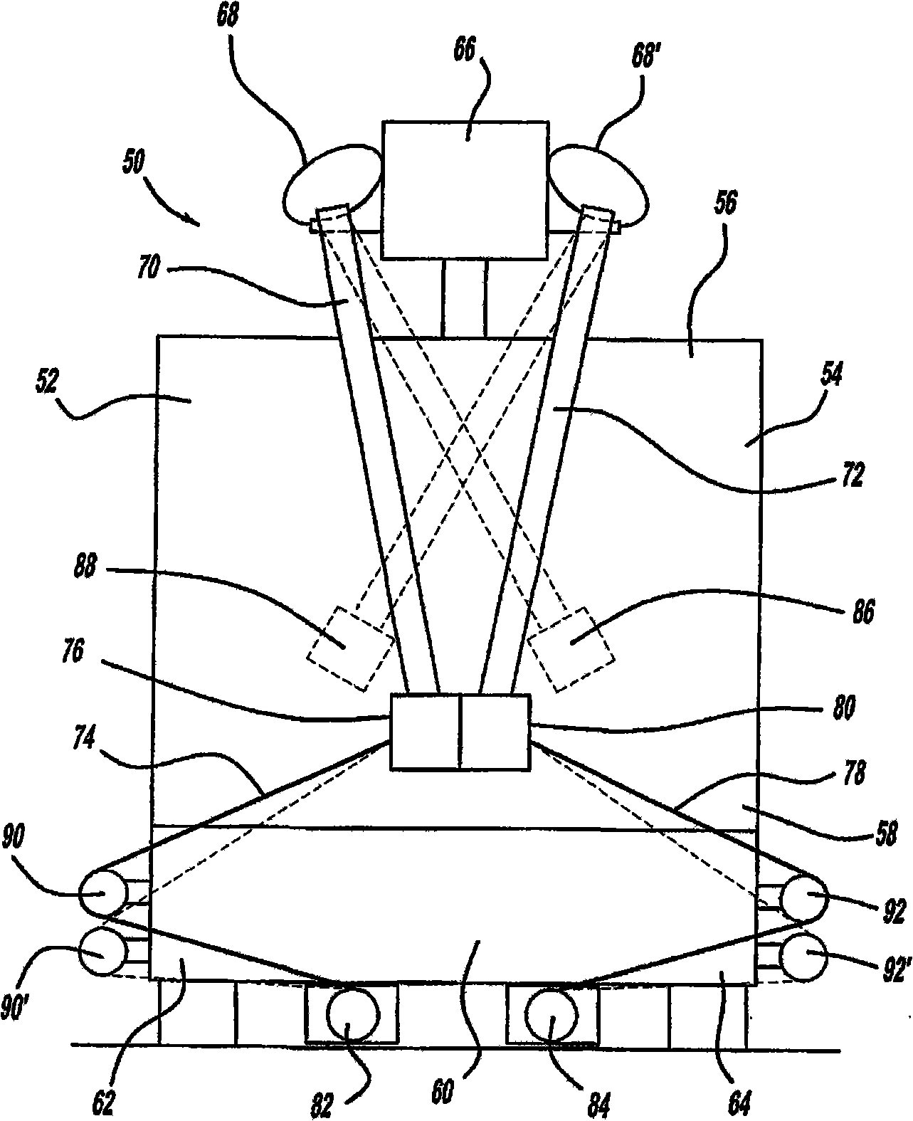 Four point seat belt system