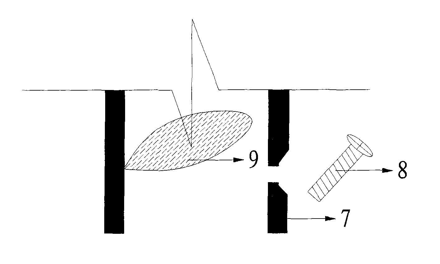 Device and method for clearing obstacles in inclination measuring pipe